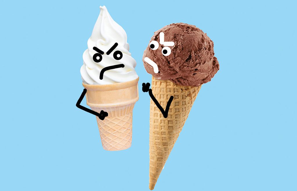 Ice cream Vs Soft serve